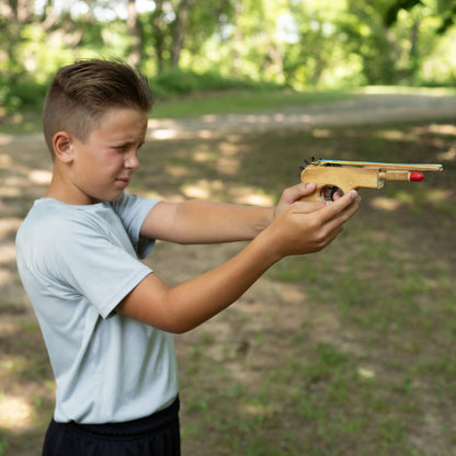 Pawnee Bill’s Pawnee Bill’s - Wooden Rubber Band Pistol