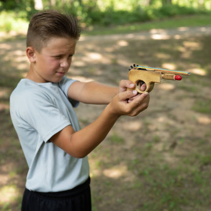Pawnee Bill’s Pawnee Bill’s - Wooden Rubber Band Pistol