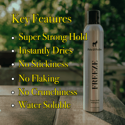 Pete & Pedro FREEZE Super Strong Hold Hair Spray