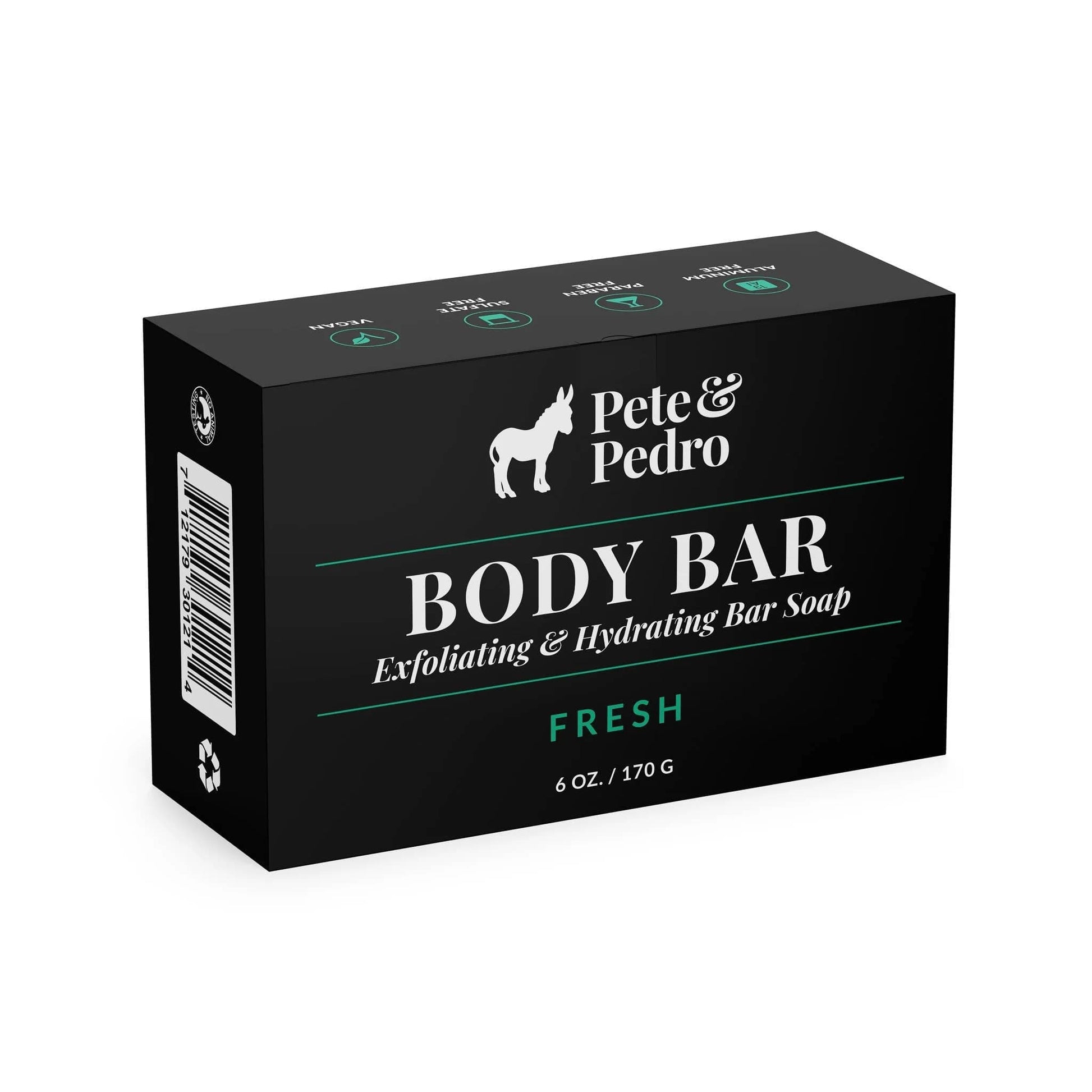 Pete & Pedro FRESH Exfoliating & Hydrating Bar Soap