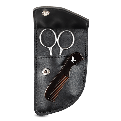 Pete & Pedro Pete & Pedro - Beard Care Comb & Scissors Kit