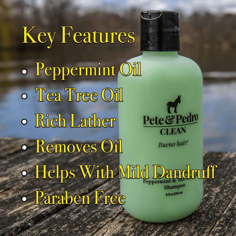 Pete & Pedro Pete & Pedro - Clean Tea Tree Shampoo: 2 oz. Travel Size CLEAN Only $9