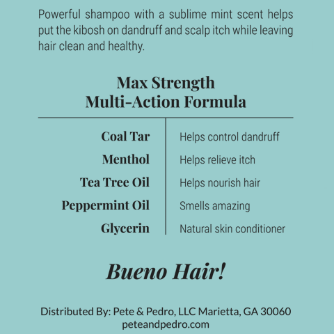 Pete & Pedro Pete & Pedro - CONTROL Extra-Strength Dandruff & Anti-itch Shampoo: CONTROL Only $19