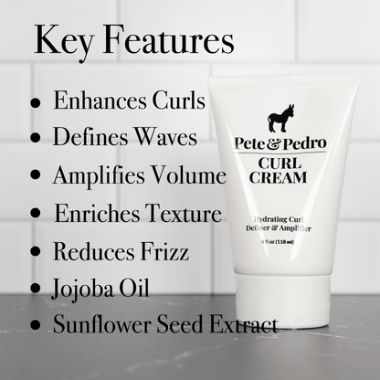 Pete & Pedro Pete & Pedro - CURL CREAM Curl Enhancer & Frizz Reducer
