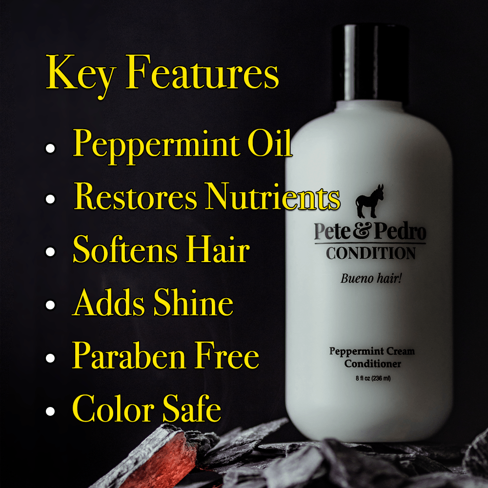 Pete & Pedro Pete & Pedro - Peppermint Cream Conditioner: 2 oz. Travel Size Peppermint Only $9