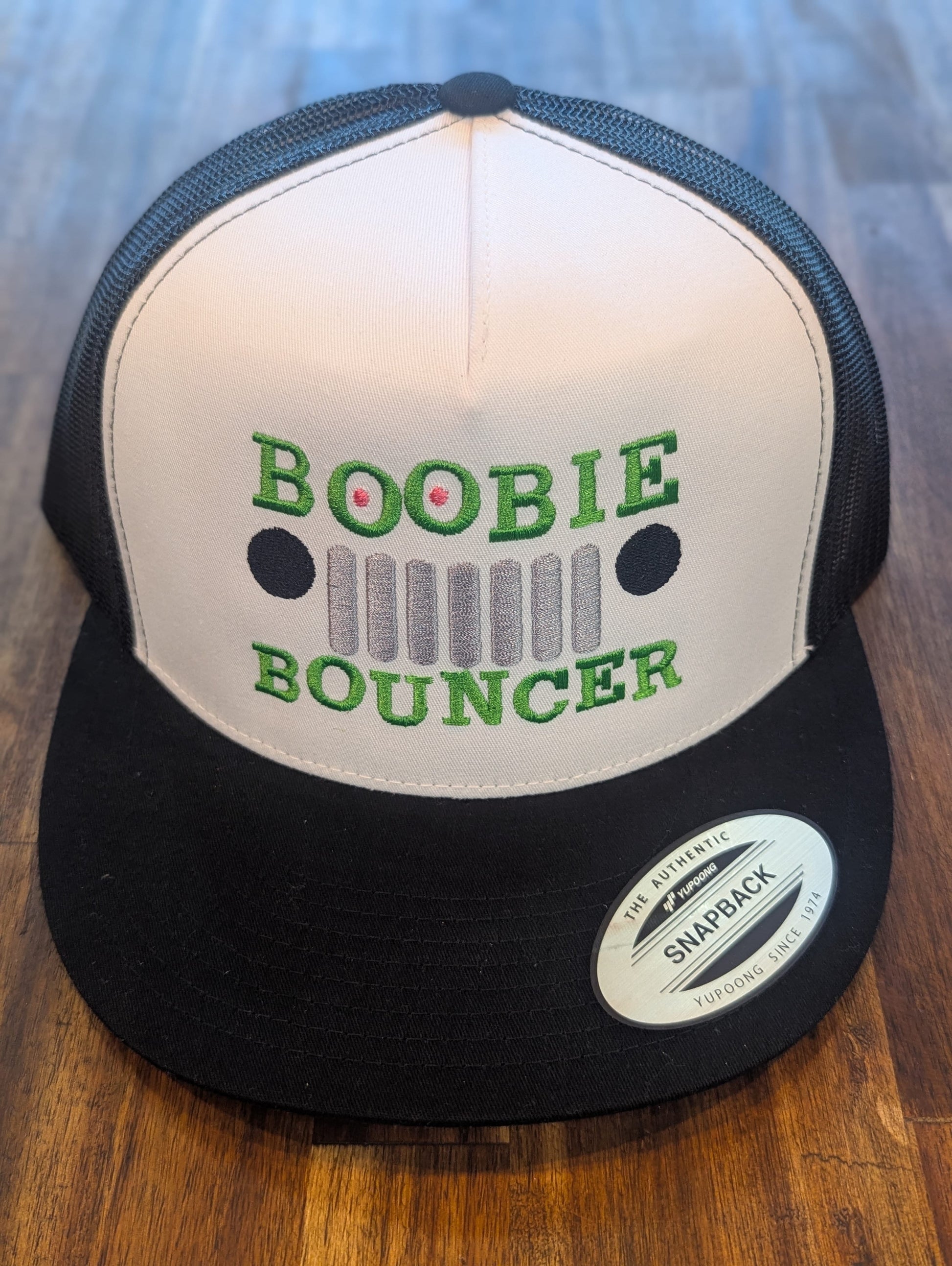 Pitcher Perfect Hat Boobie Bouncer - Jeep - Snapback Hat