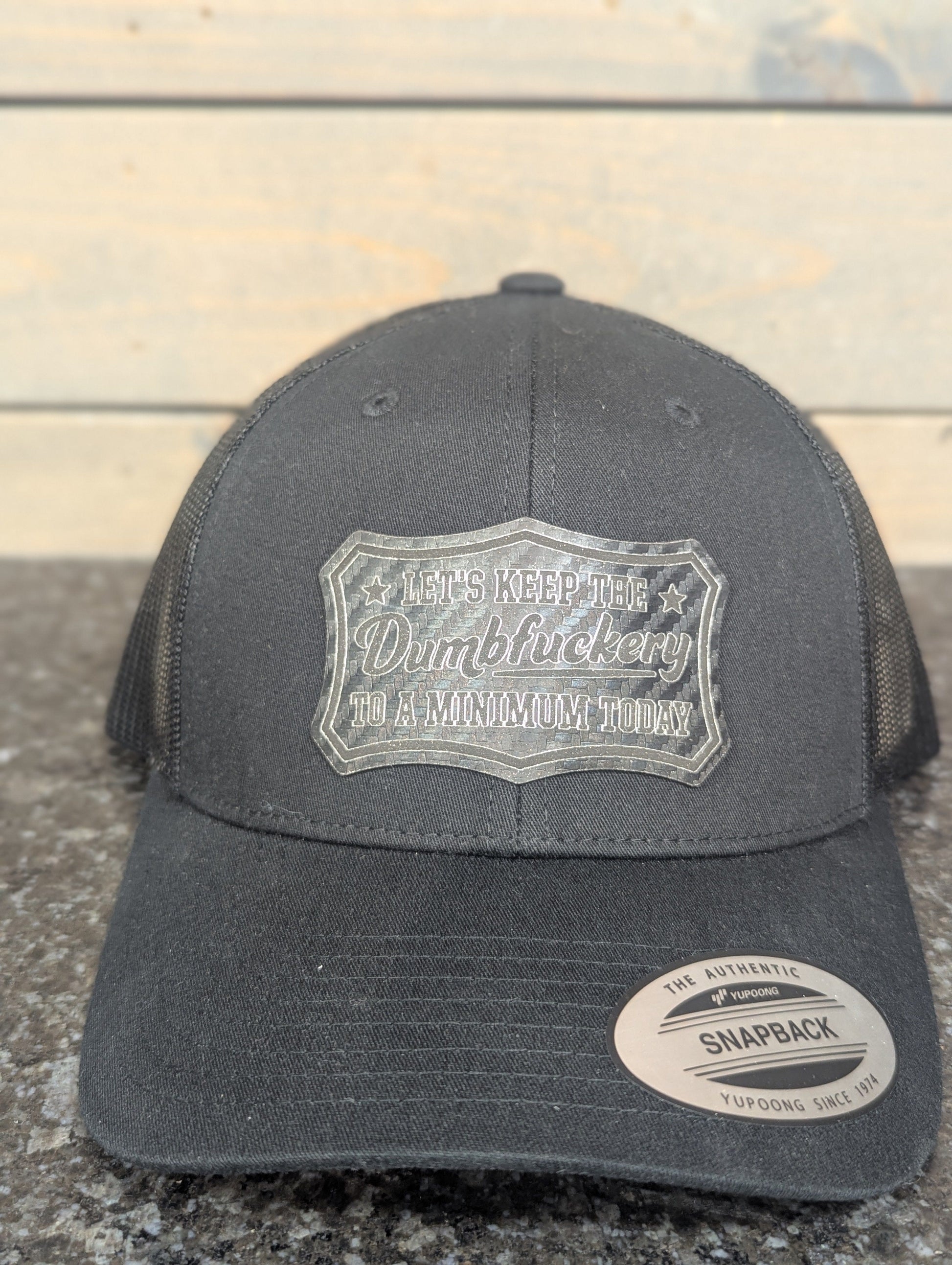 Pitcher Perfect Hat Dumbfuckery to a Minimum Snapback Yupoong Hat