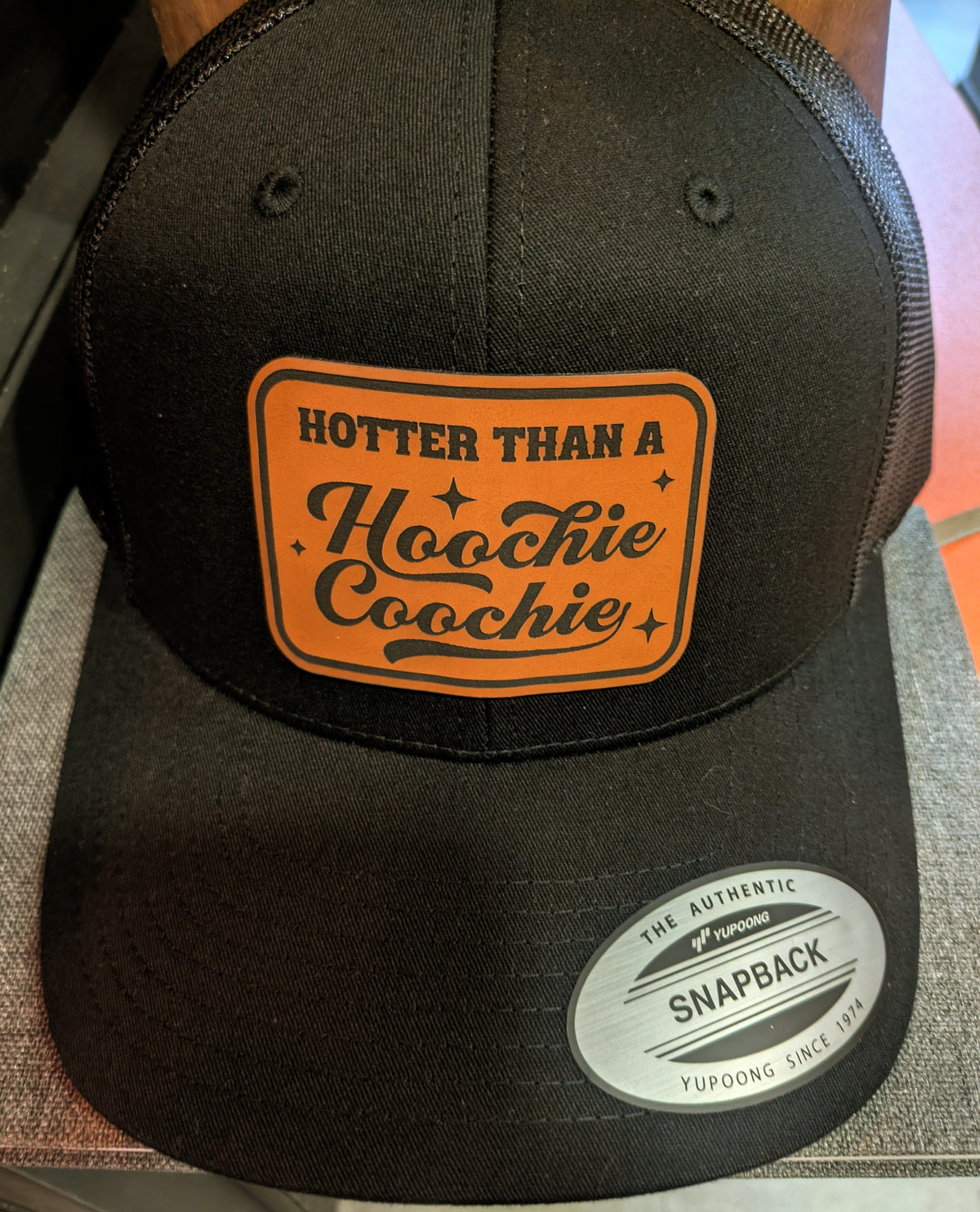 Pitcher Perfect Hat Hotter Than A Hoochie Coochie - Snapback Hat