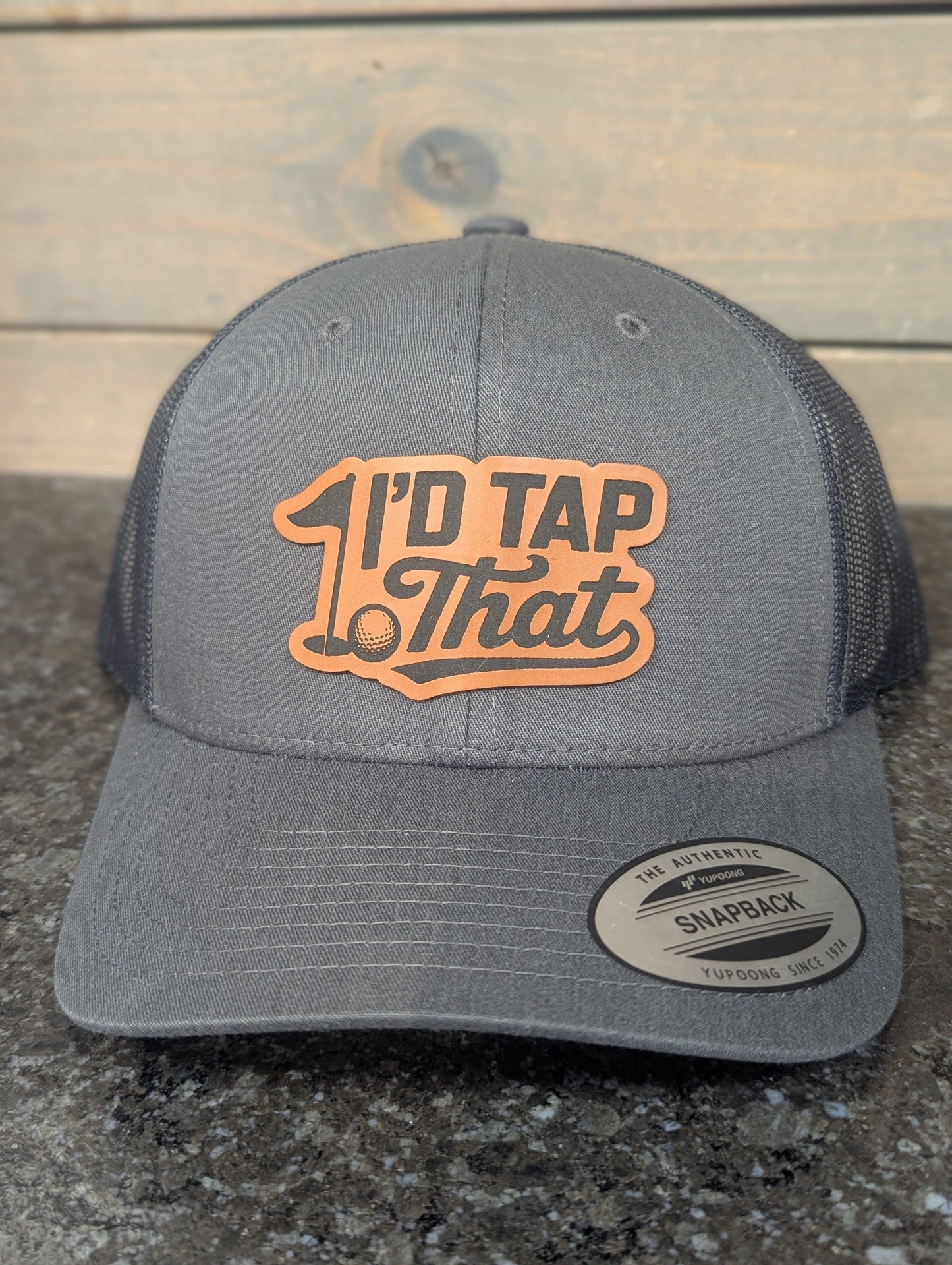 Pitcher Perfect Hat I'd Tap That - Yupoong Snapback Hat