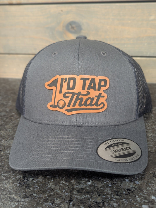 Pitcher Perfect Hat I'd Tap That - Yupoong Snapback Hat