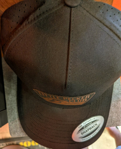 Pitcher Perfect Hat Little Pecker Club - Lil Gents making Dents - Snapback Hat Premium - Black