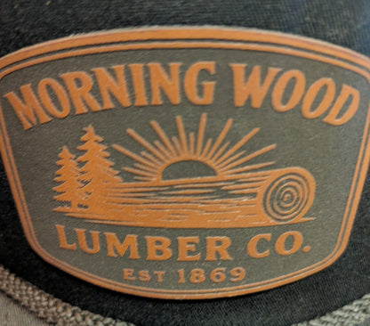 Pitcher Perfect Hat Morning Wood Lumber Co. - Snapback - All Black - Flat Bill