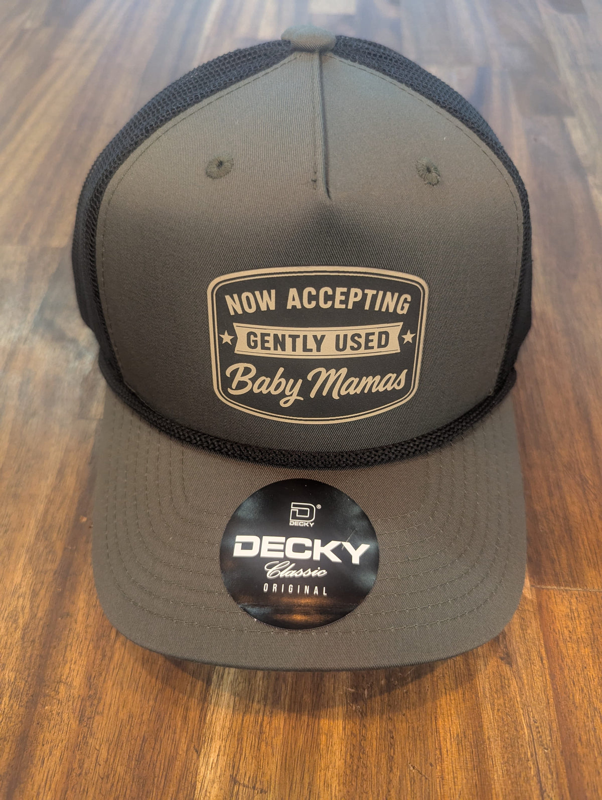 Pitcher Perfect Hat Now Accepting Gently Used Baby Mamas - Army Green/Black