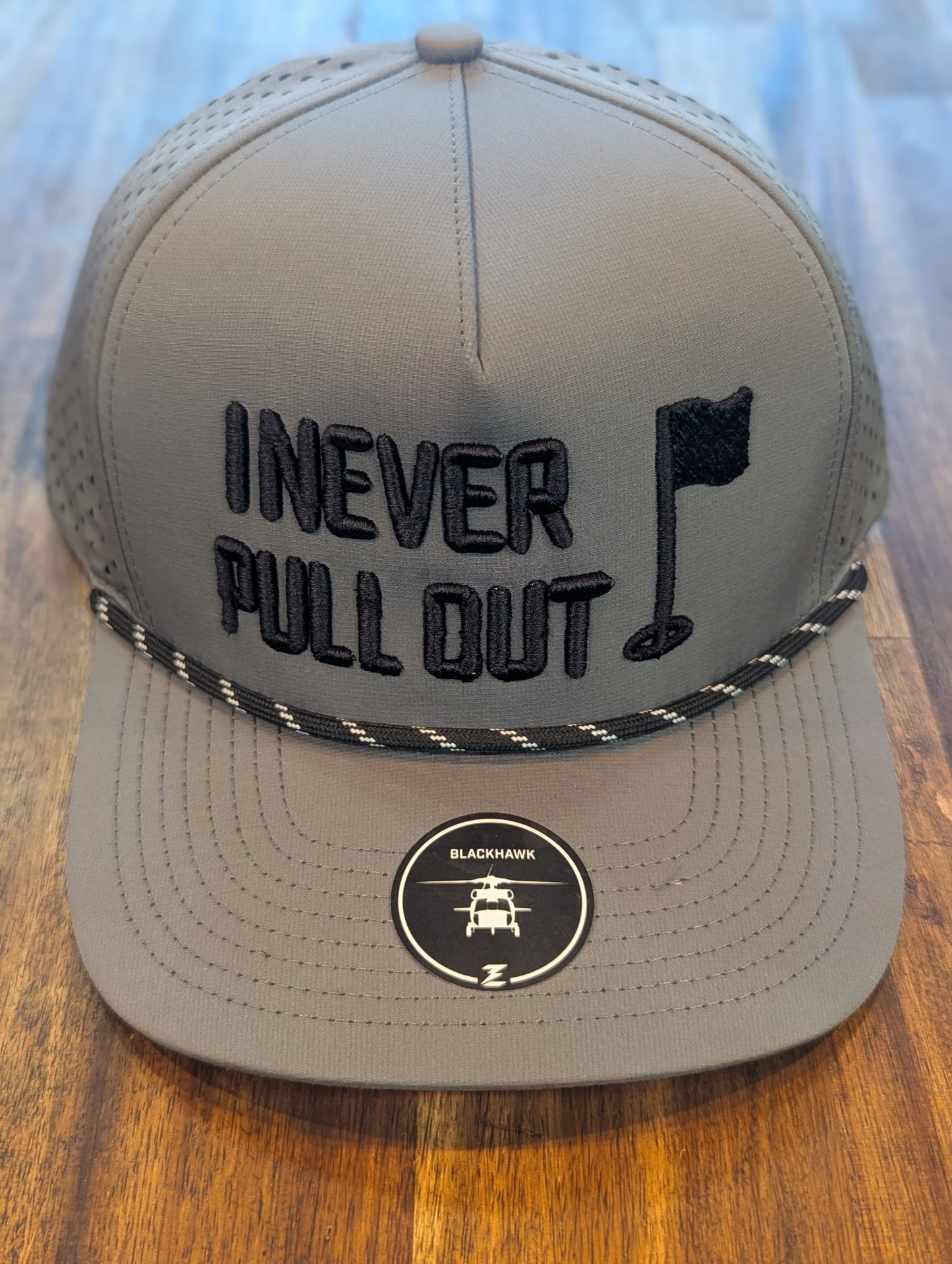 Pitcher Perfect Hat Premium - I Never Pull Out Thermotrol 'BlackHawk' Edition