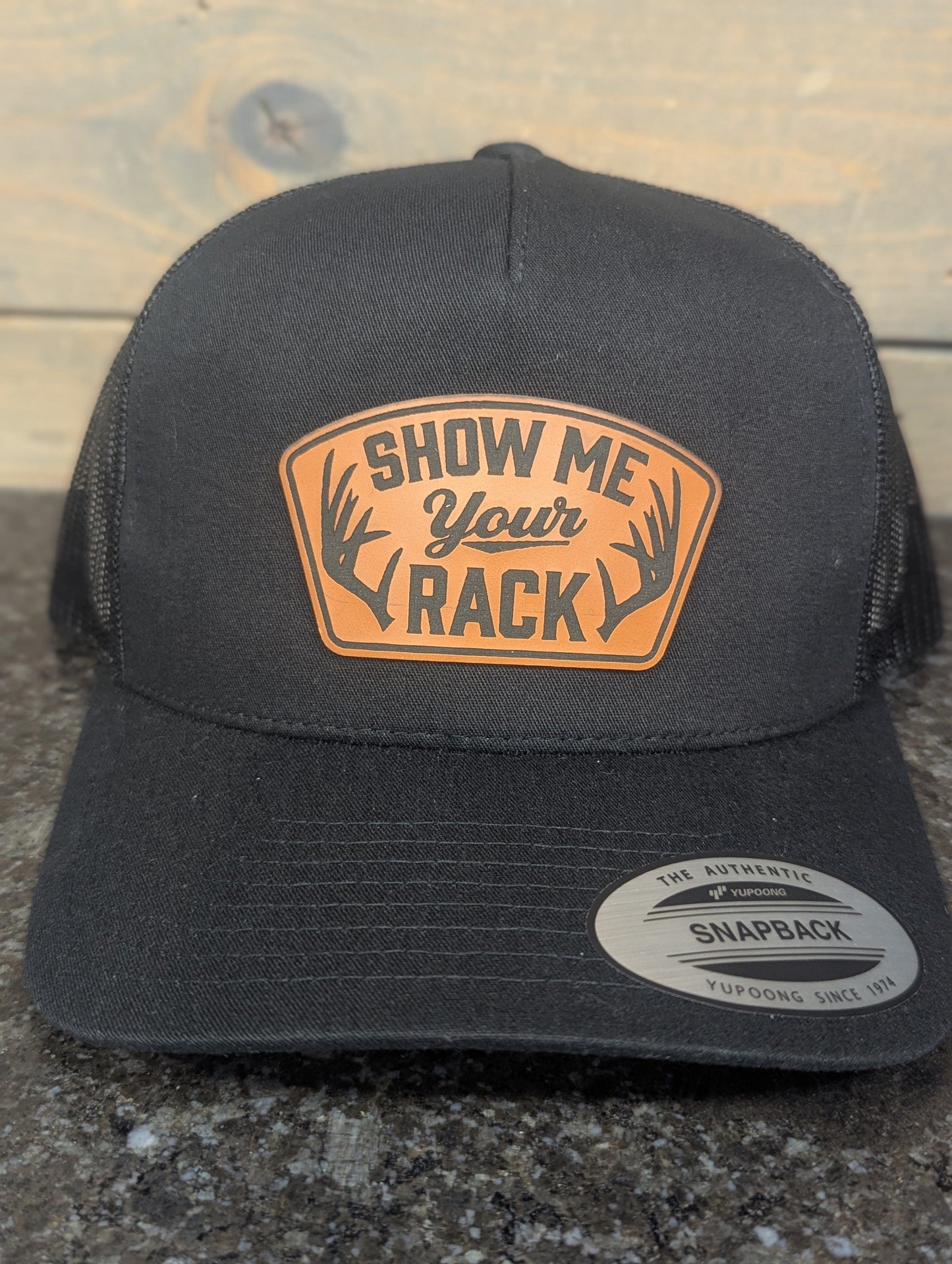 Pitcher Perfect Hat Show Me Your Rack - Yupoong Snapback Hat