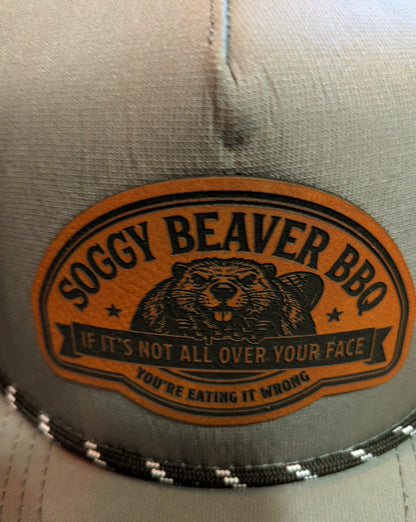 Pitcher Perfect Hat Soggy Beaver BBQ - Snapback Hat - Premium - High Quality - Blackhawk