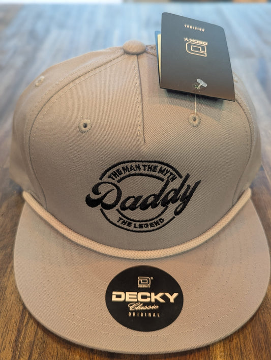 Pitcher Perfect Hat The Man, the Myth, the Legend - Daddy Snapback Hat