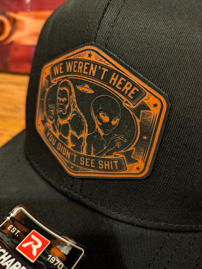 Pitcher Perfect Hat We Weren't Here - Yupoong Snapback Hat