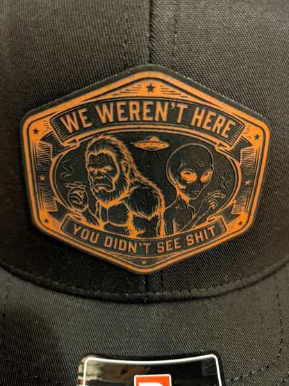 Pitcher Perfect Hat We Weren't Here - Yupoong Snapback Hat