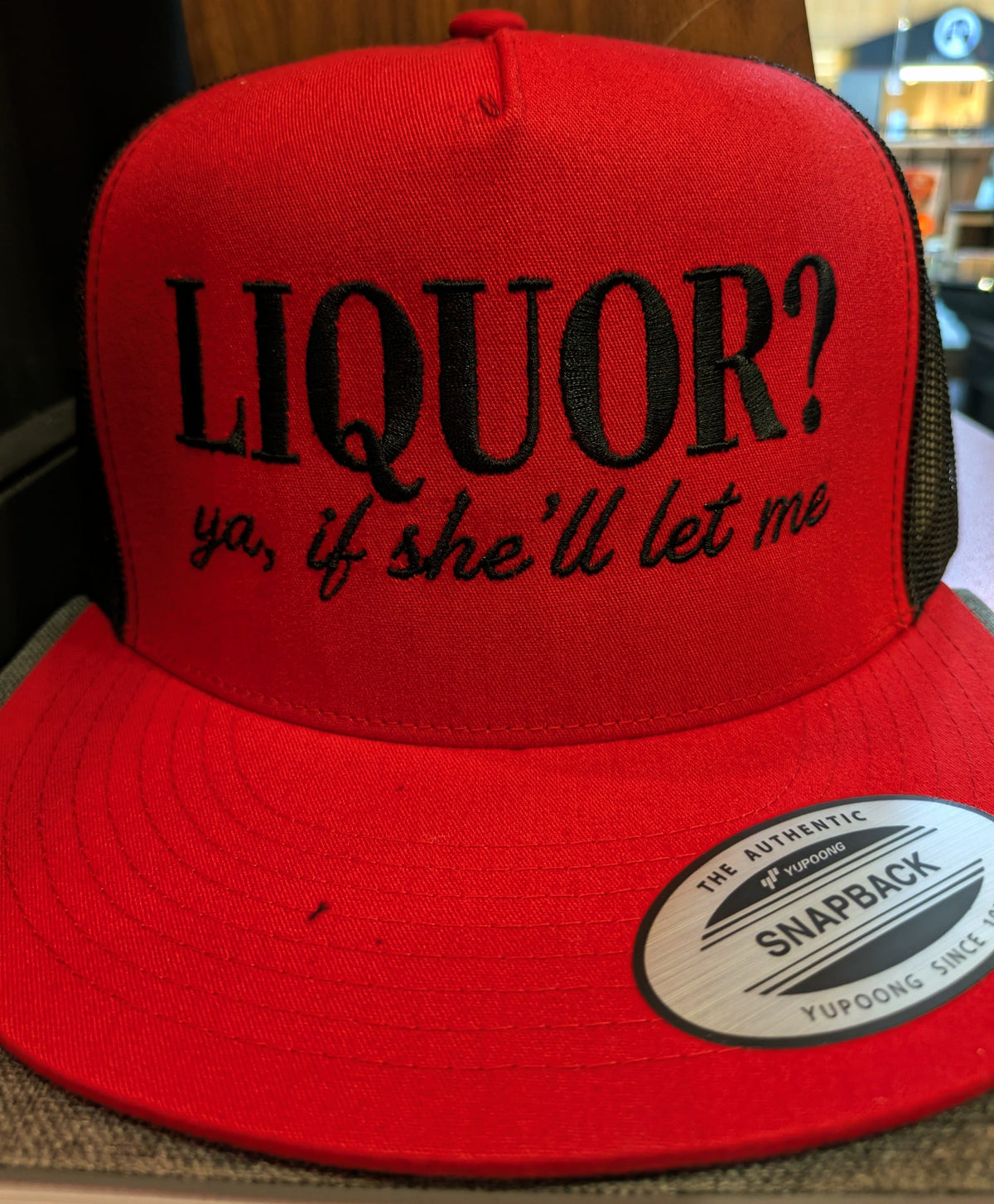 Pitcher Perfect hats Liquor? ya, if she'll let me. - Snapback hat