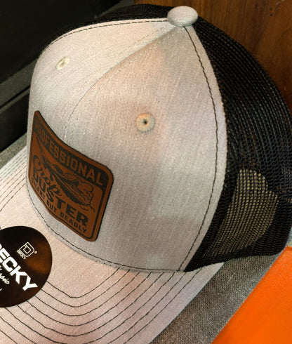 Pitcher Perfect hats Professional Crop Duster - Silent But Deadly - Grey/black - Snapback Hat