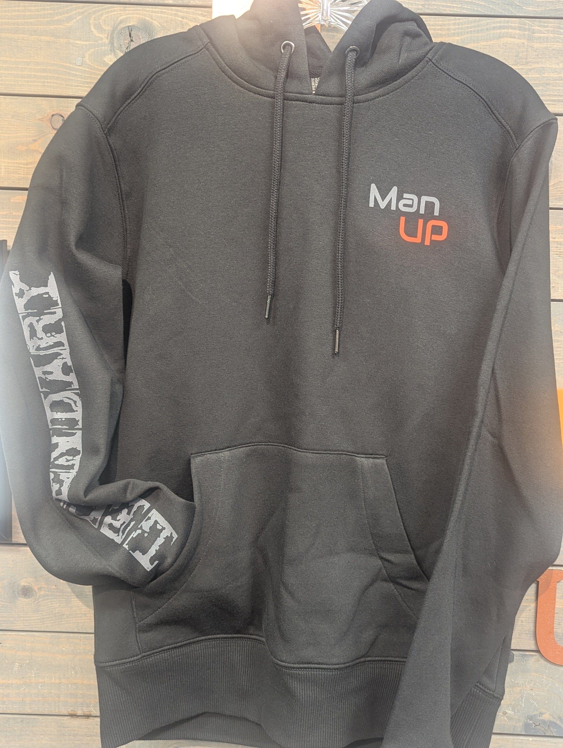 Pitcher Perfect Pullover Hoodie Man Up Pullover Hoodie