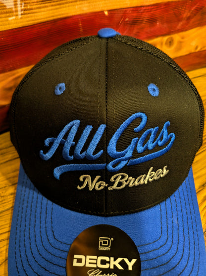 Pitcher Perfect Trucker Hat All Gas, No Brakes - Yupoong Snapback Hat
