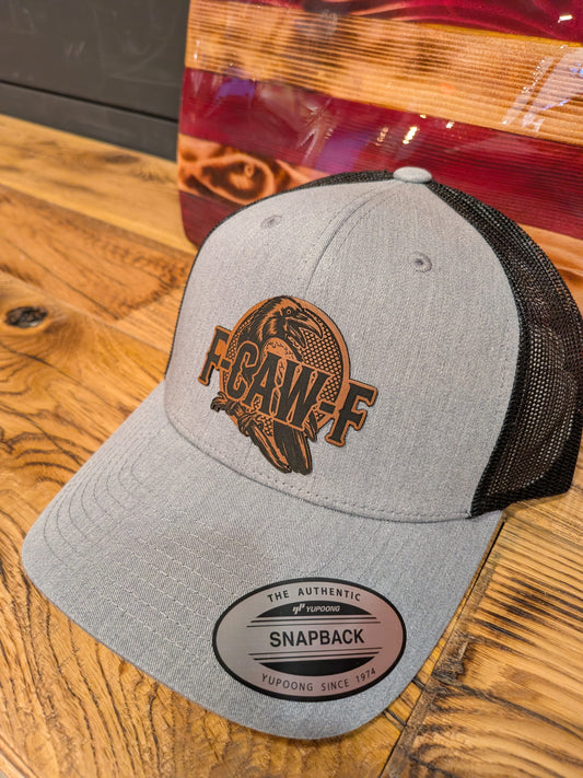 Pitcher Perfect Trucker Hat F-Caw-F Crow - Yupoong Snapback Hat