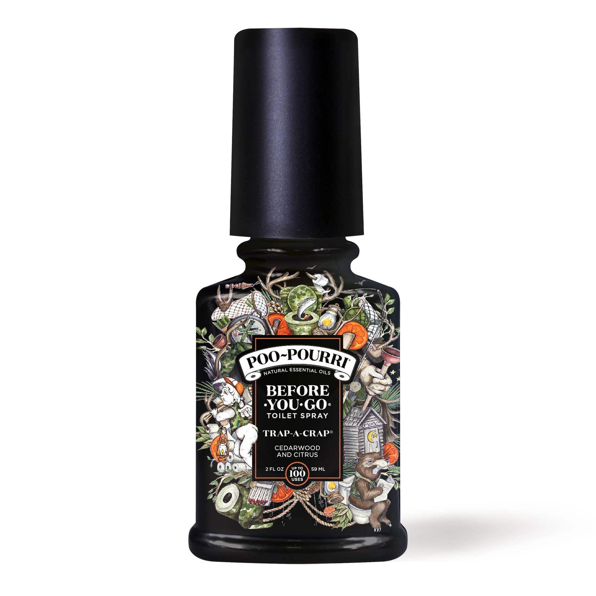 ~Pourri Poo-pourri Poo~Pourri Master Crapsman Gift Set 2 pack 2 oz: Royal Flush + Trap-A-Crap