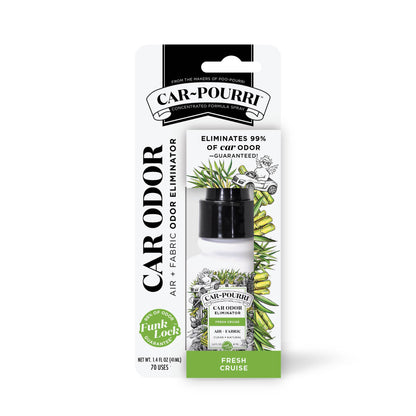 ~Pourri ~Pourri - Car~Pourri Air + Fabric, Fresh Cruise, Odor Refresher 1.4oz