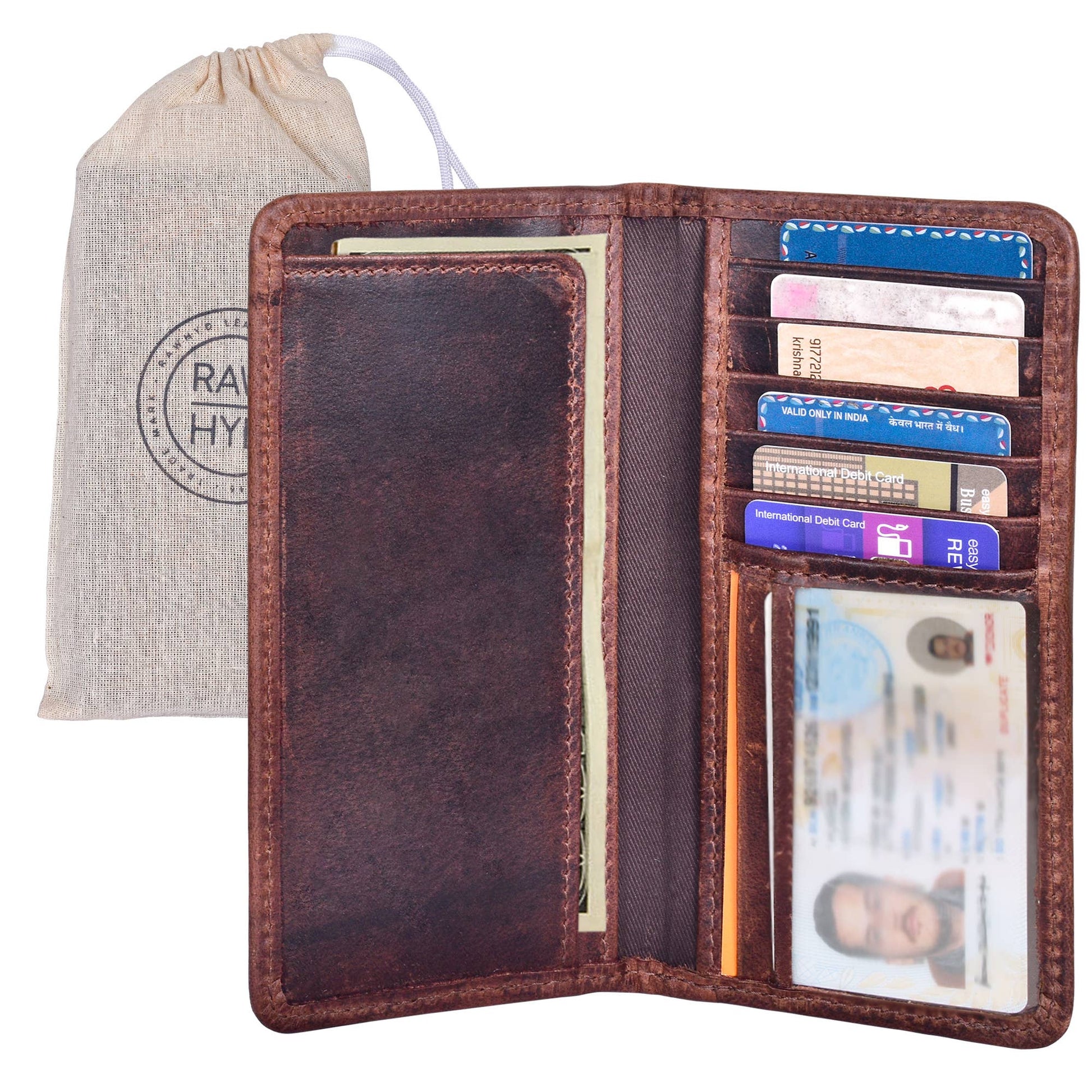 RAWHYD Leather Co. RAWHYD Leather Co. - Western Concho Wallet for Men