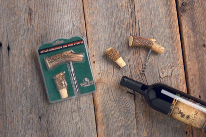 Rivers Edge Products Rivers Edge Products - Cork Screw and Bottle Stop-Antler