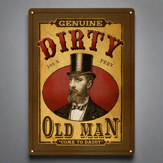 Rivers Edge Products Rivers Edge Products - Tin Sign 12in x 17in-Dirty Old Man