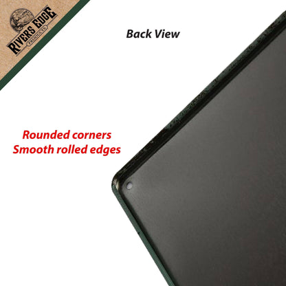 Rivers Edge Products Rivers Edge Products - Tin Sign 12in x 17in-That Answers That