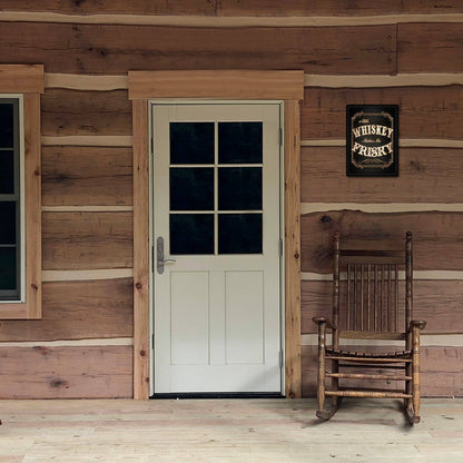 Rivers Edge Products Rivers Edge Products - Tin Sign 12in x 17in-Whiskey Makes Me Frisky