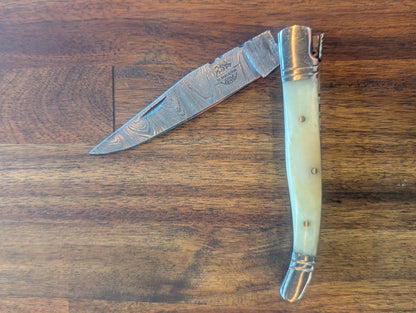 Slim Folder Pocket Knife (Natural Bone) - El Matador