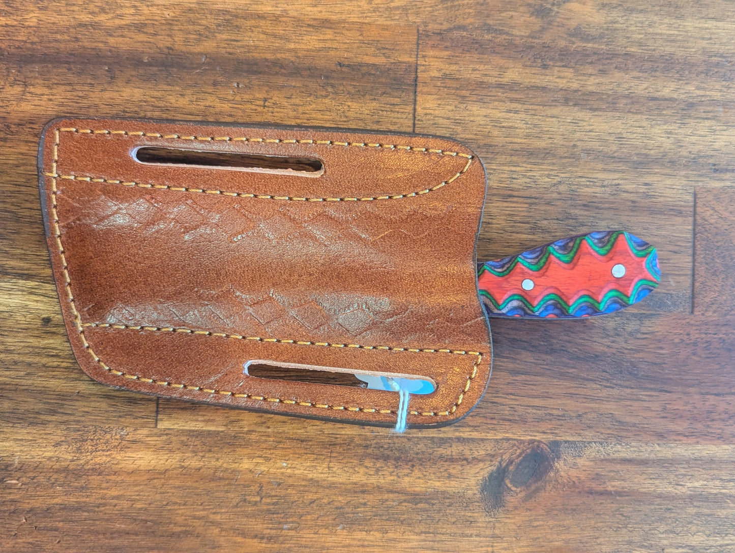 Mini Damascus Bull Cutter - Watermelon Color