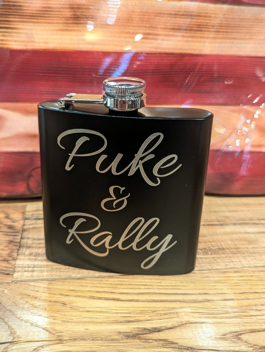 Puke & Rally Flask