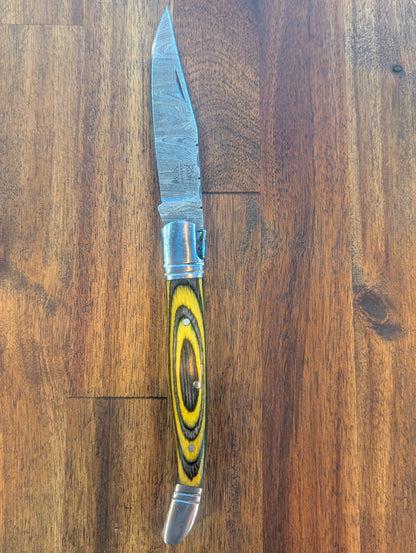 Slim Folder Pocket Knife (Yellow) - El Matador