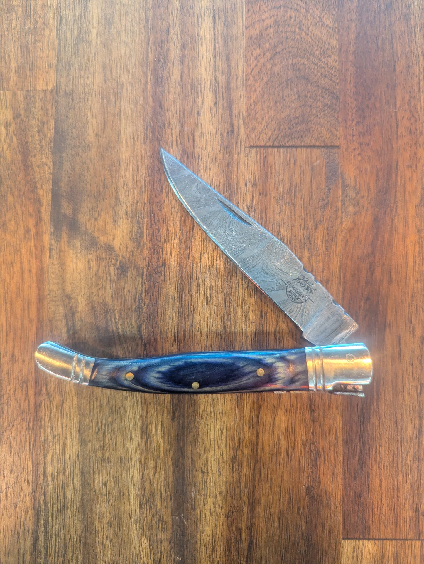 Slim Folder Pocket Knife (Blue) - El Matador