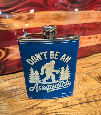 Don't be an Assquatch Flask