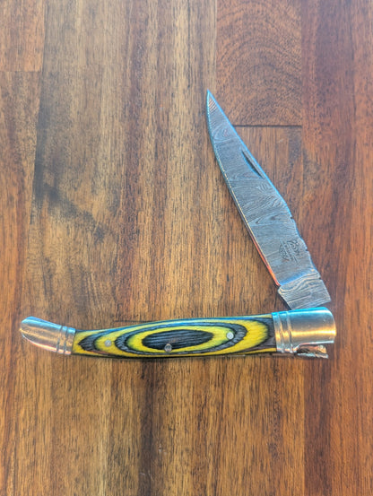 Slim Folder Pocket Knife (Yellow) - El Matador