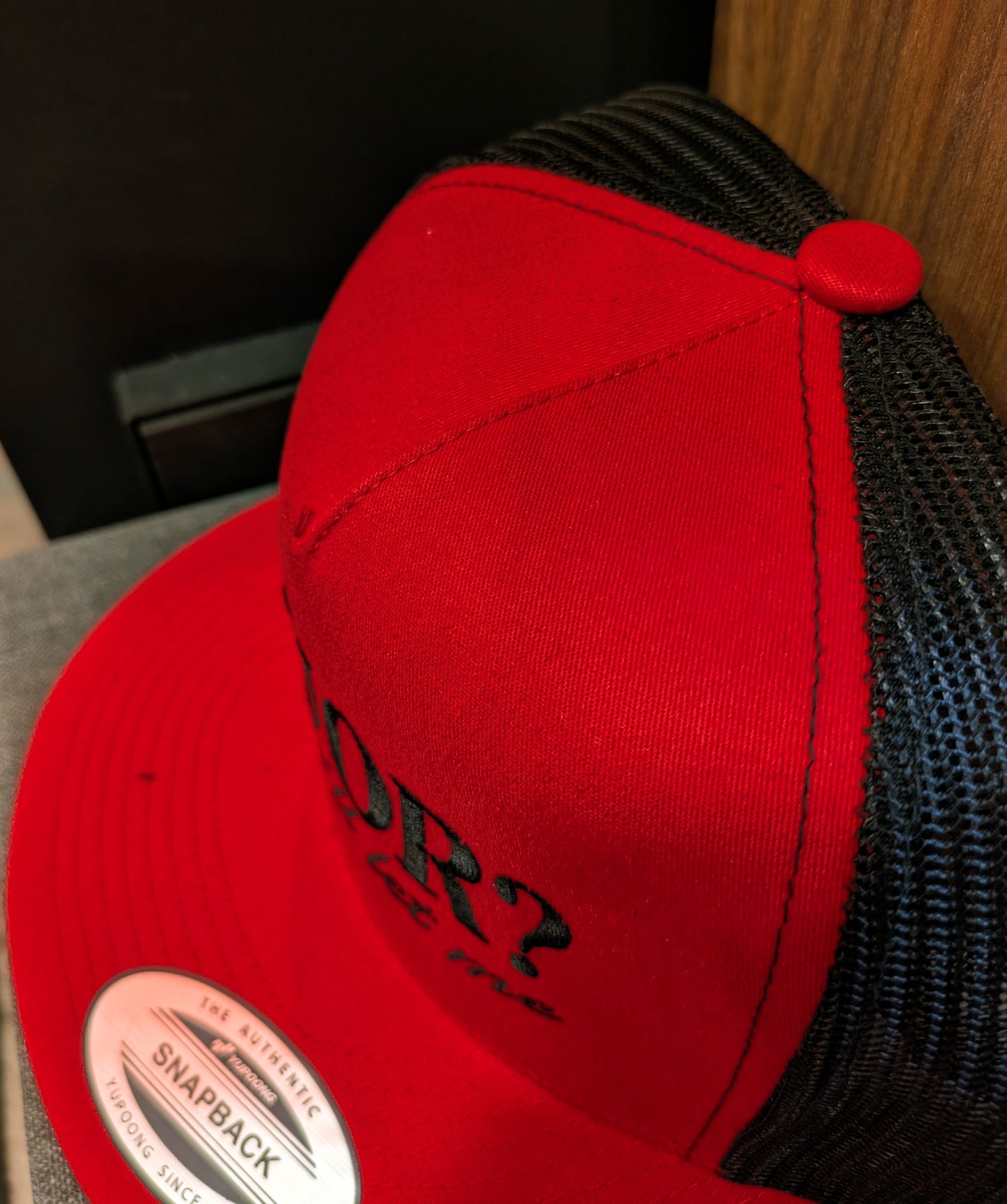 Liquor? ya, if she'll let me. - Snapback hat