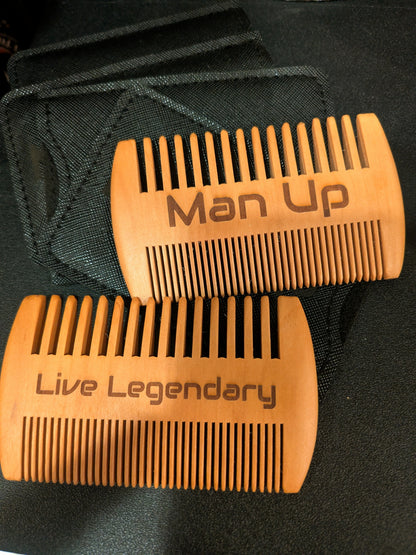 Live Legendary Beard Comb with sleeve