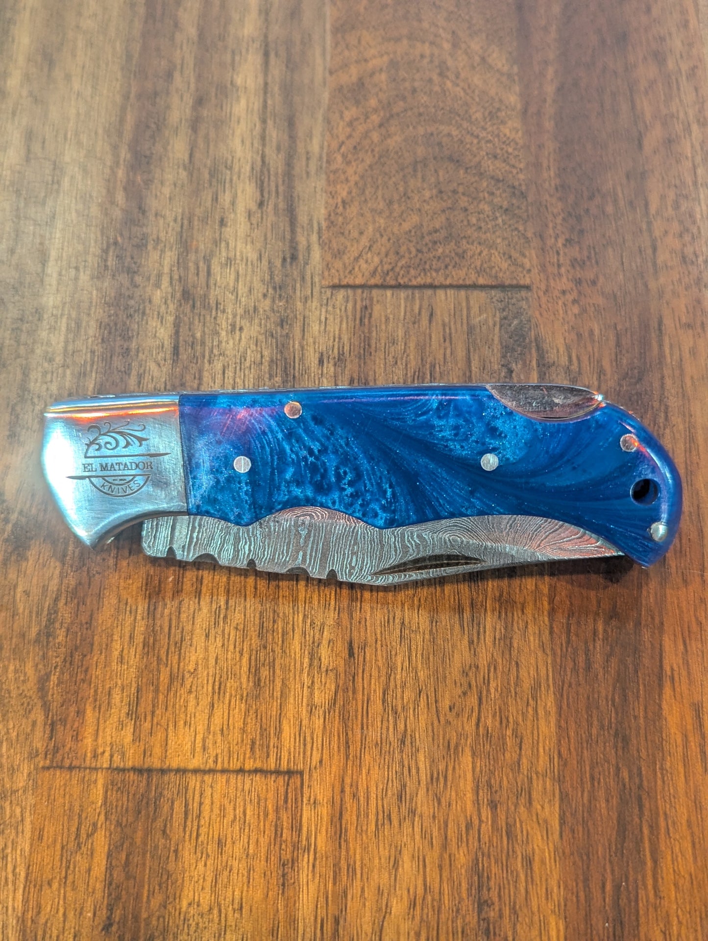 Navy Resin Pocket Knife