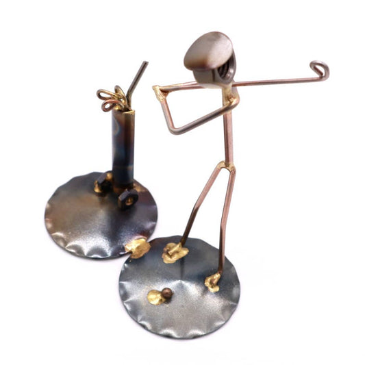 Rock Creek Metal Craft Rock Creek Metal Craft - Golf Backswing with clubs