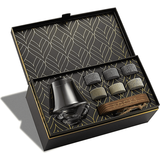 ROCKS Whiskey Chilling Stones ROCKS Whiskey Chilling Stones - The Connoisseur's Set - Nosing Whiskey Glass Edition