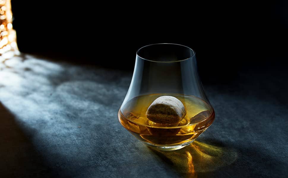 ROCKS Whiskey Chilling Stones ROCKS Whiskey Chilling Stones - The Connoisseur's Set - Nosing Whiskey Glass Edition