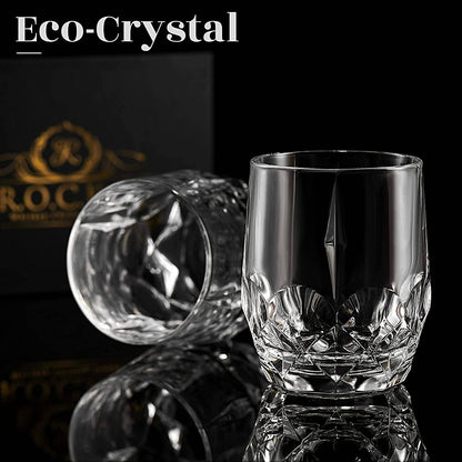 ROCKS Whiskey Chilling Stones ROCKS Whiskey Chilling Stones - The Eco Crystal Collection - Iconic Whiskey Glass Edition