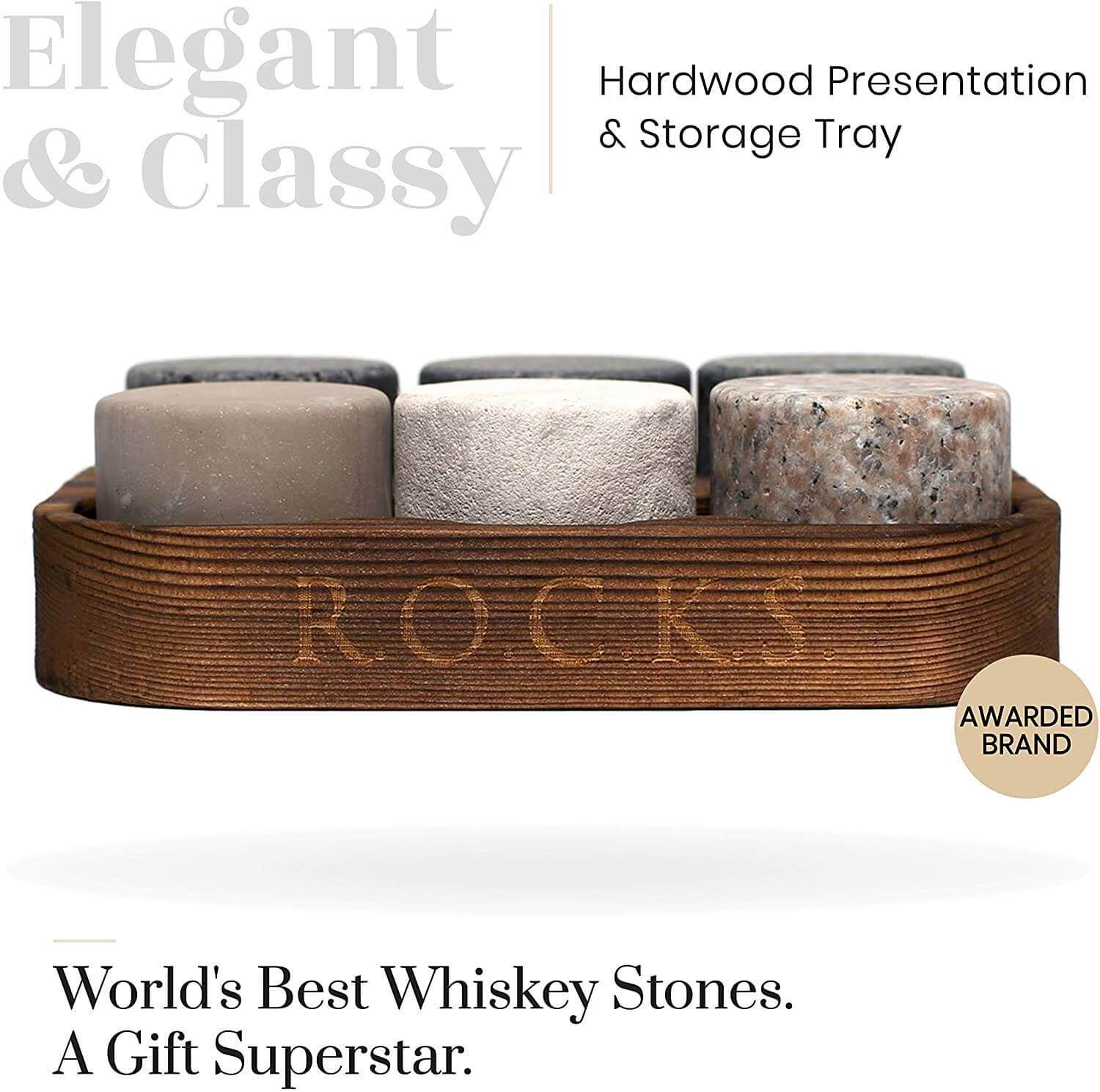 ROCKS Whiskey Chilling Stones ROCKS Whiskey Chilling Stones - The Original Rocks Whiskey Chilling Stones